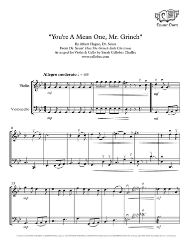 You're A Mean One, Mr. Grinch