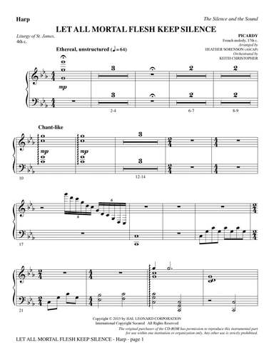 The Silence and the Sound: A Cantata for Christmas - Harp