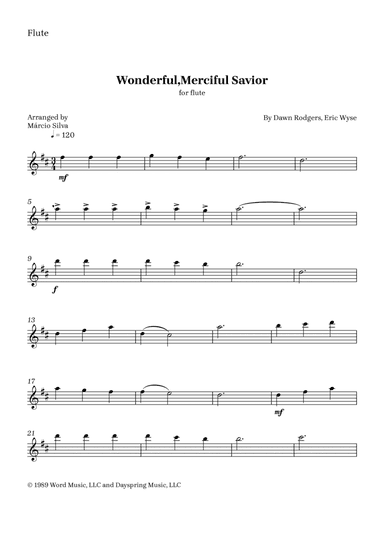 Wonderful, Merciful Savior