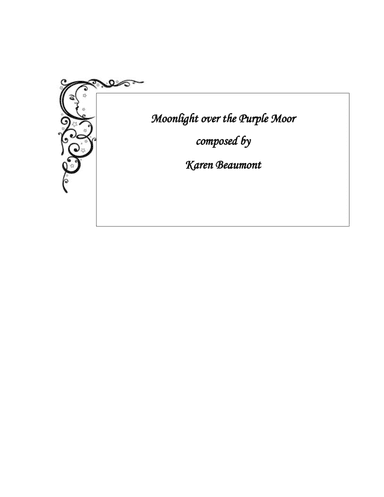 Moonlight over the Purple Moor