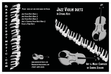 Jazz Violin Trios Book 1 in Brass Keys