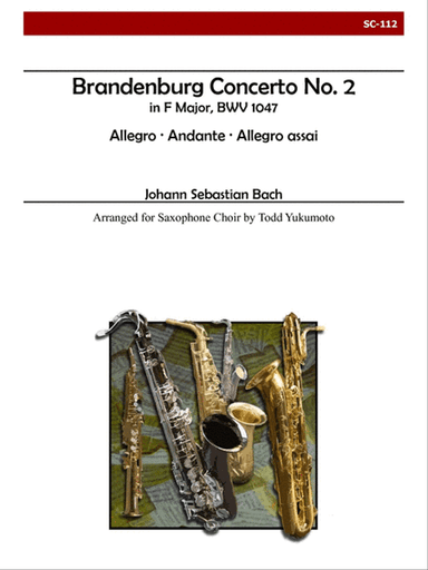 Brandenburg Concerto No. 2 for Saxophone Choir