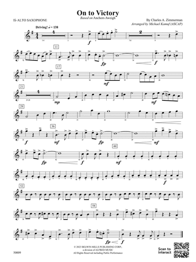 On to Victory: E-flat Alto Saxophone