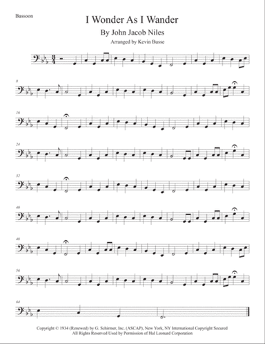 I Wonder As I Wander