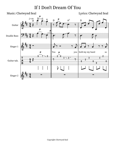 If I Don't Dream Of You