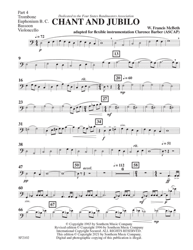 Chant and Jubilo - Tromb-Euph-Bassoon-Cello 4