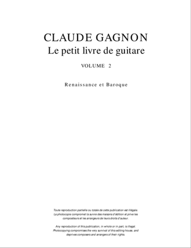 Le petit livre de guitare, vol. 2