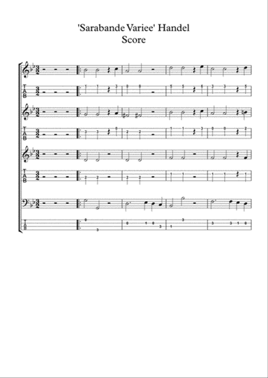 Sarabande Vairee - Handel