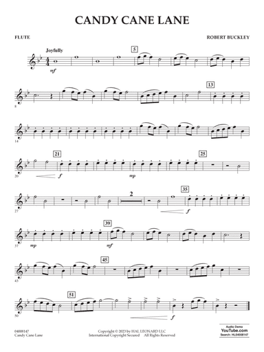 Candy Cane Lane - Flute