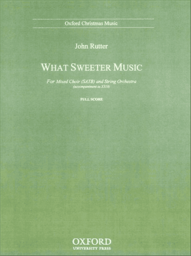What sweeter music
