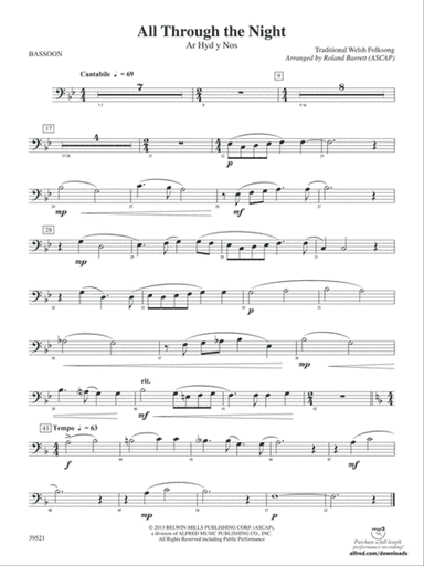 All Through the Night: Bassoon