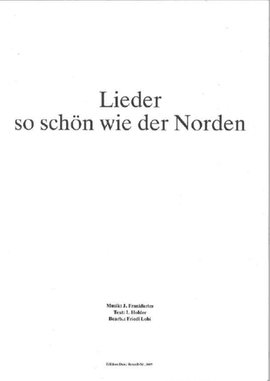 Lieder so schön wie der Norden