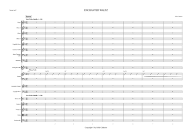 Enchanted Waltz - Score Only