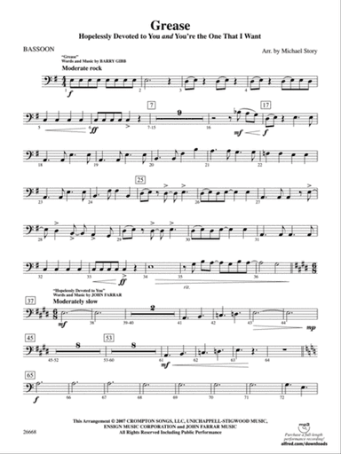 Grease: Bassoon