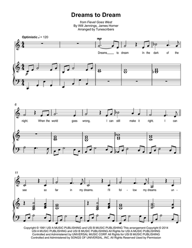 Dreams To Dream, from Fievel Goes West