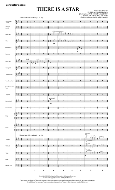 There Is a Star - Full Score