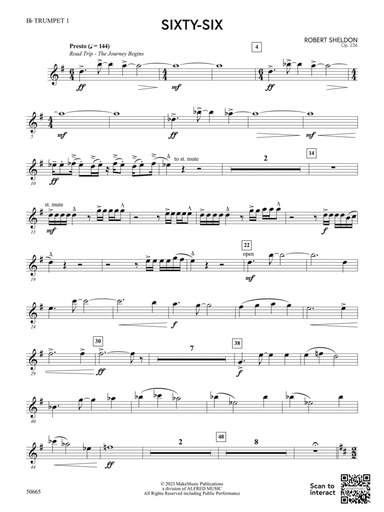 Sixty-Six: 1st B-flat Trumpet