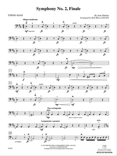 Symphony No. 2, Finale: String Bass