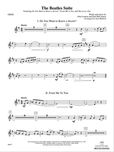 The Beatles Suite: Oboe