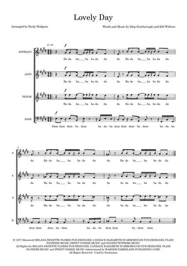 Lovely Day (arr. Keely Hodgson)