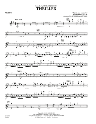 Thriller - Violin 1