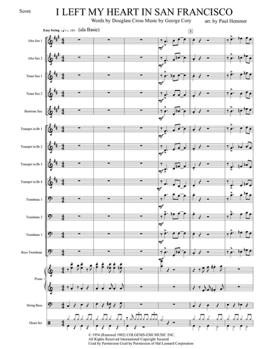 I Left My Heart In San Francisco