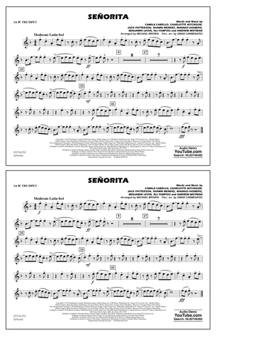 Señorita (arr. Carmenates and Brown) - 1st Bb Trumpet