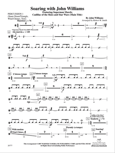 Soaring with John Williams: 1st Percussion