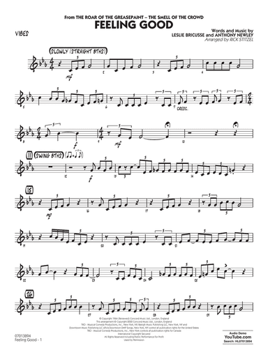 Feeling Good (arr. Rick Stitzel) - Vibes