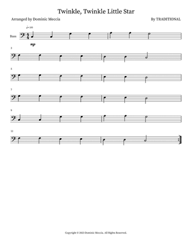 Twinkle, Twinkle Little Star