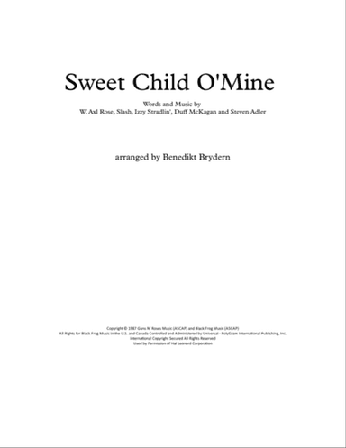 Sweet Child O' Mine