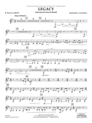 Legacy (Advanced Version) - Bb Bass Clarinet