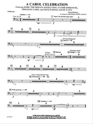 A Carol Celebration: Timpani