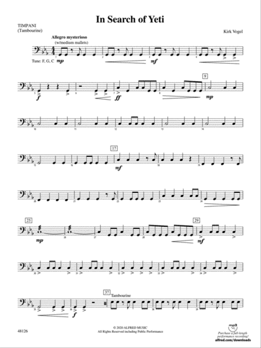 In Search of Yeti: Timpani