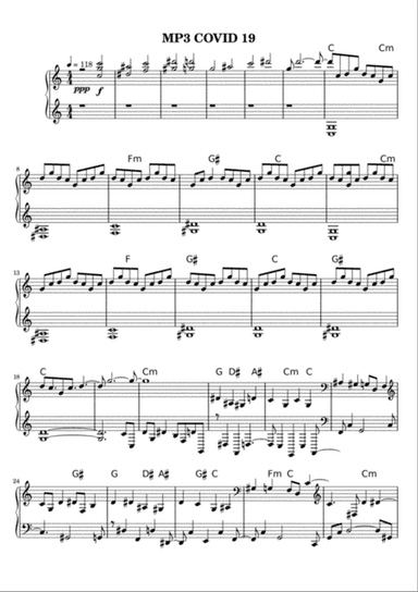 "COVID 19" PIANO SOLO
