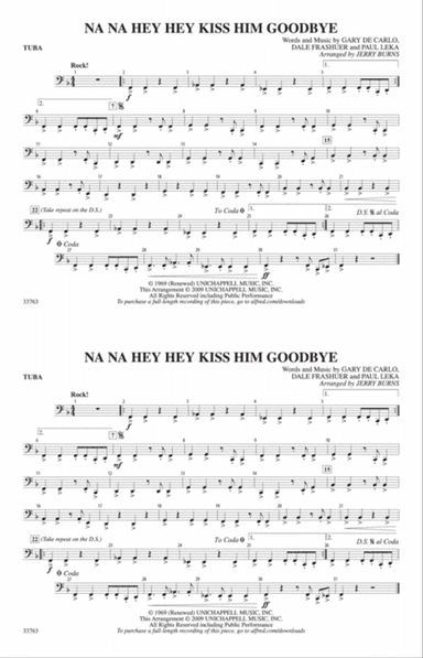 Na Na Hey Hey Kiss Him Goodbye: Tuba