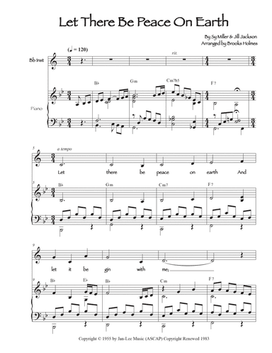 Let There Be Peace On Earth