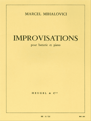 Improvisations Op.83 (percussion(s) & Piano)