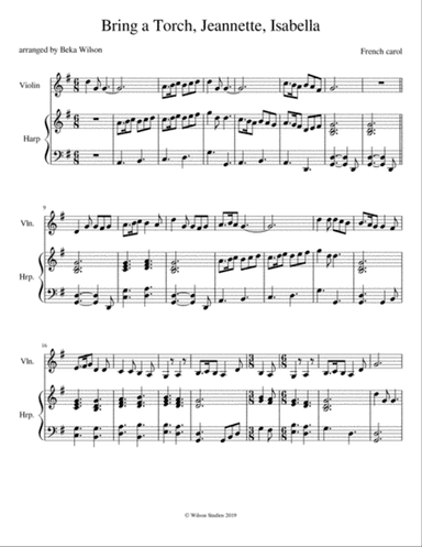 Bring a Torch, Jeannette, Isabella