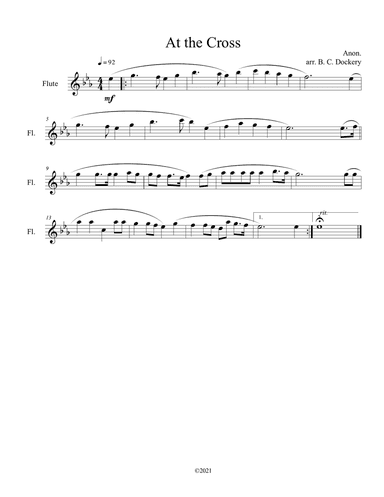 At the Cross (flute solo)