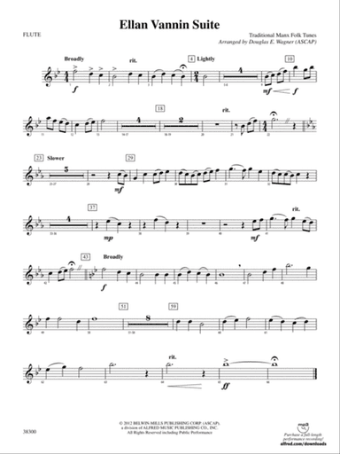 Ellan Vannin Suite: Flute