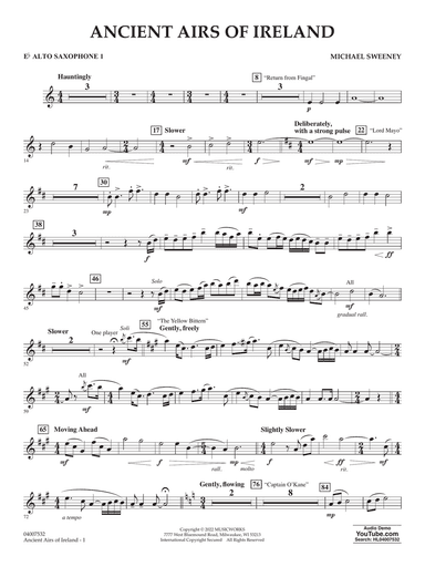 Ancient Airs of Ireland - Eb Alto Saxophone 1