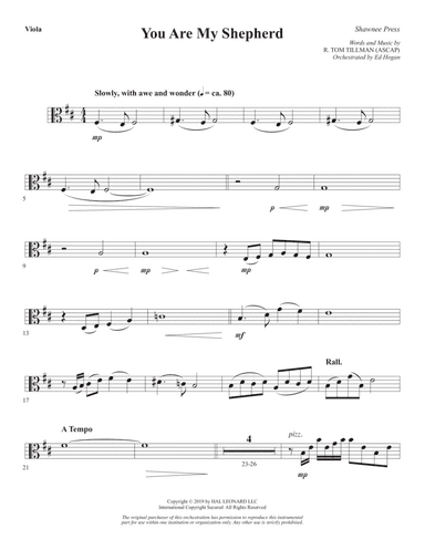 You Are My Shepherd (Psalm 23) - Viola