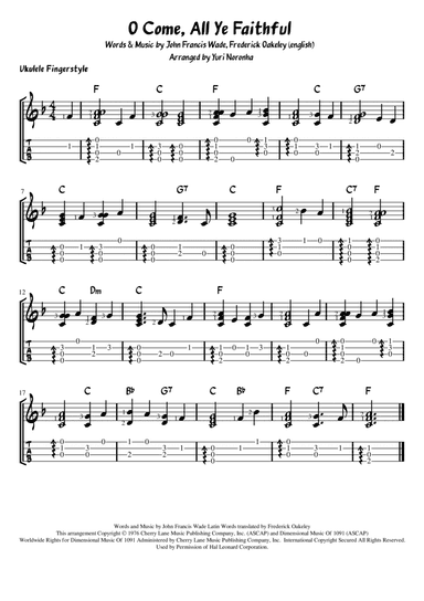 O Come, All Ye Faithful