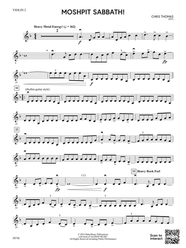 Moshpit Sabbath!: 2nd Violin