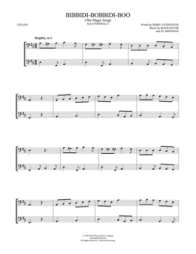 Bibbidi-Bobbidi-Boo (The Magic Song) (from Cinderella) (arr. Mark Phillips)