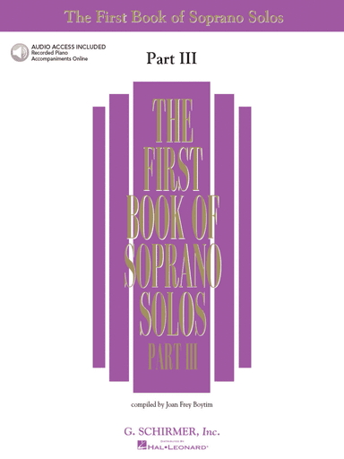 The First Book of Soprano Solos - Part III
