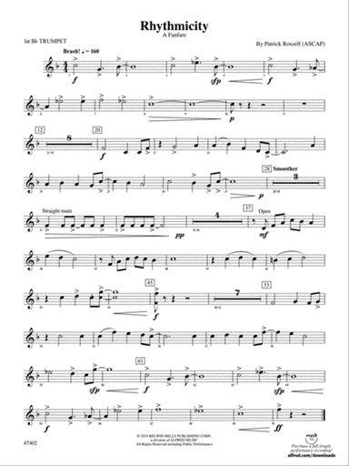 Rhythmicity: 1st B-flat Trumpet