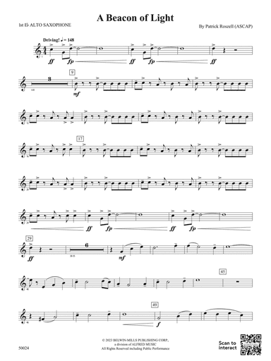 A Beacon of Light: E-flat Alto Saxophone