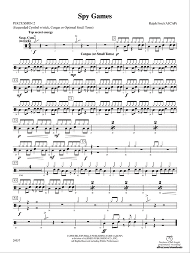 Spy Games: 2nd Percussion